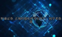 正规炒股杠杆平台开户：初学者指南